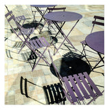 Tables and chairs, Kings Cross